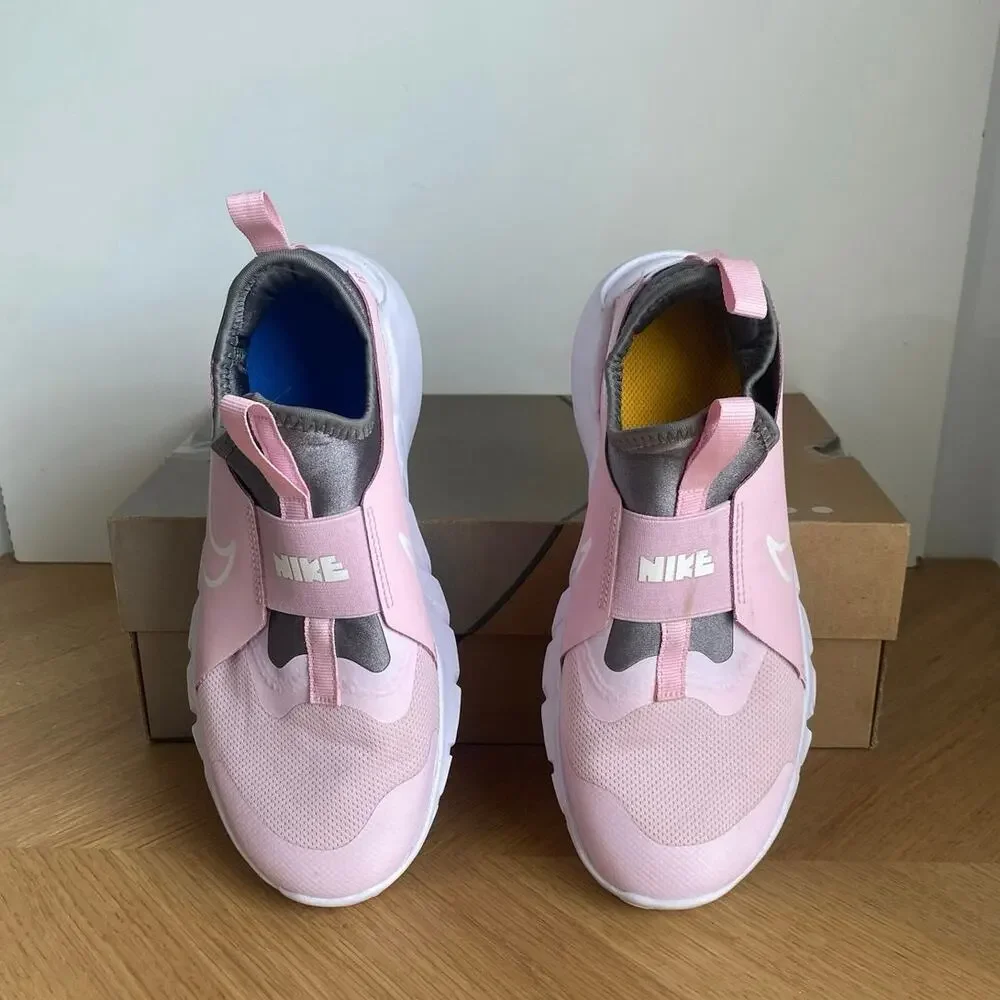 Nike Flex Runner 2 Pink/Grey Kids Sneakers- SZ 5 Y- 6.5 W